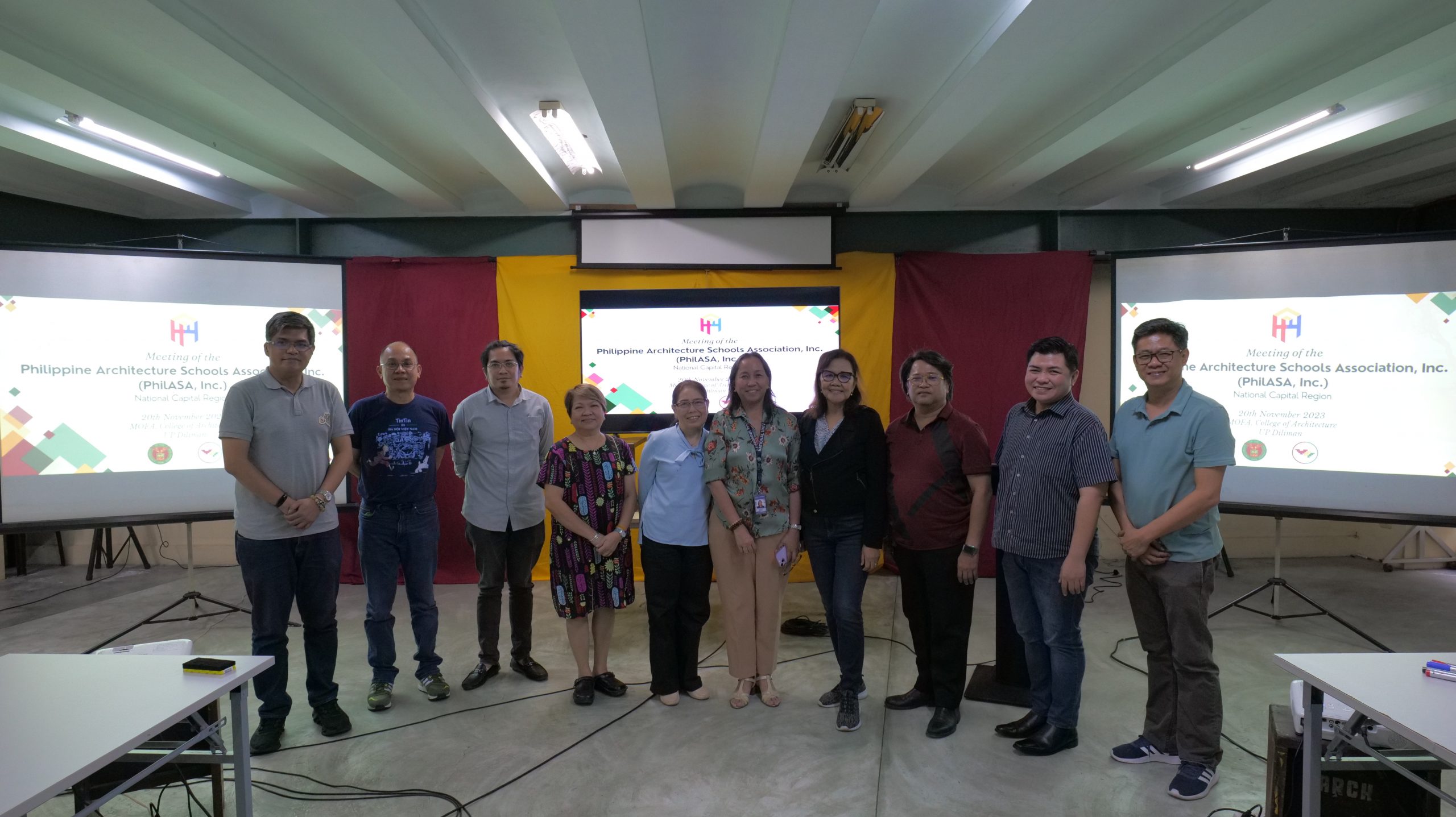 UPCA hosts meeting of NCR Architecture School Deans and Heads