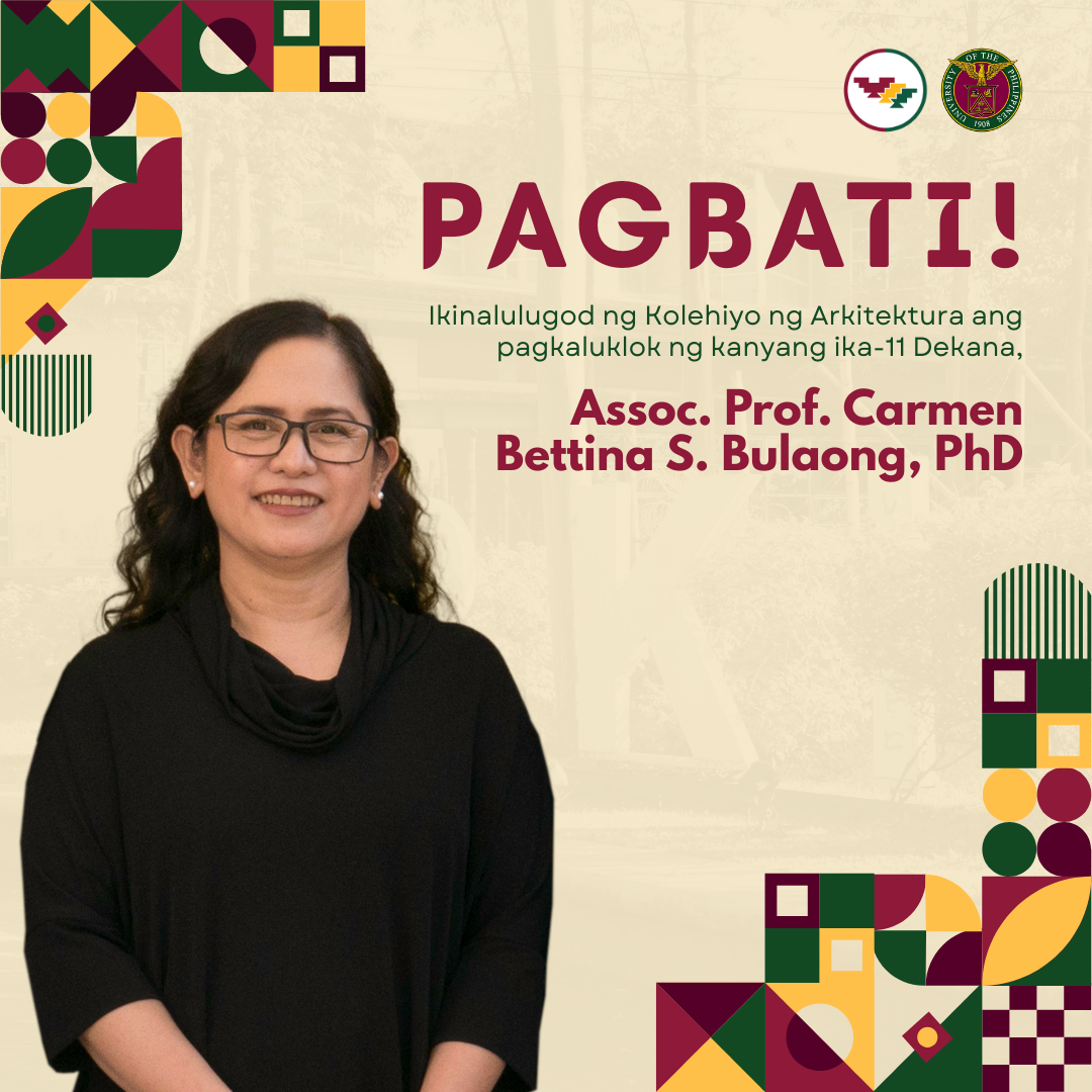 New Dean of the UP College of Architecture