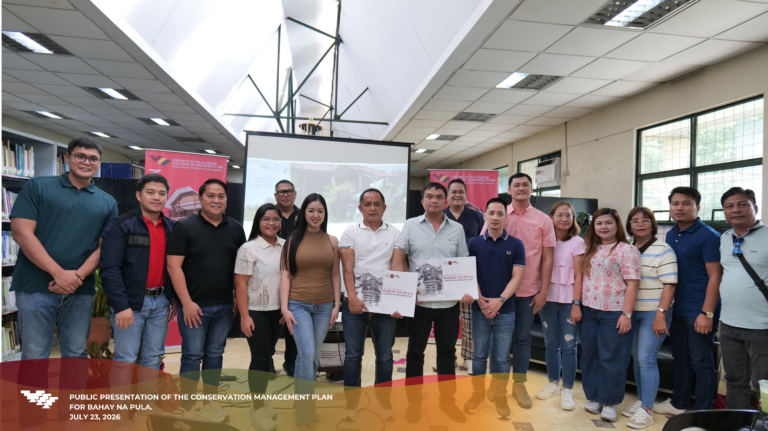 PUBLIC PRESENTATION OF THE CONSERVATION MANAGEMENT PLAN FOR BAHAY NA PULA