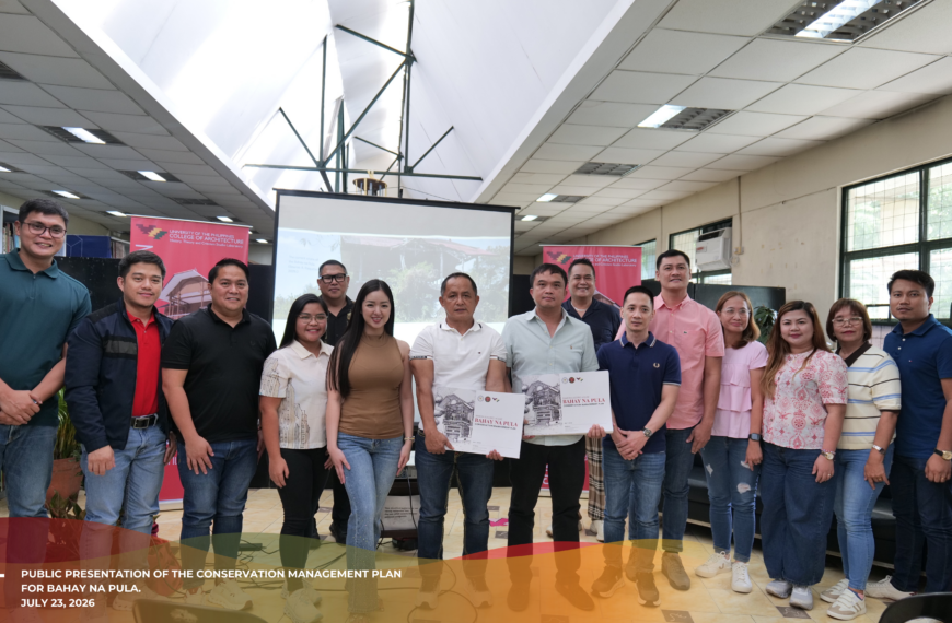 PUBLIC PRESENTATION OF THE CONSERVATION MANAGEMENT PLAN FOR BAHAY NA PULA