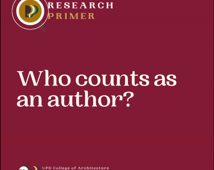 Research Primer 2026-04 (Authorship Criteria and Contribution)