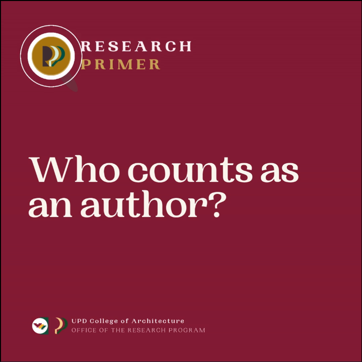 Research Primer 2026-04 (Authorship Criteria and Contribution)